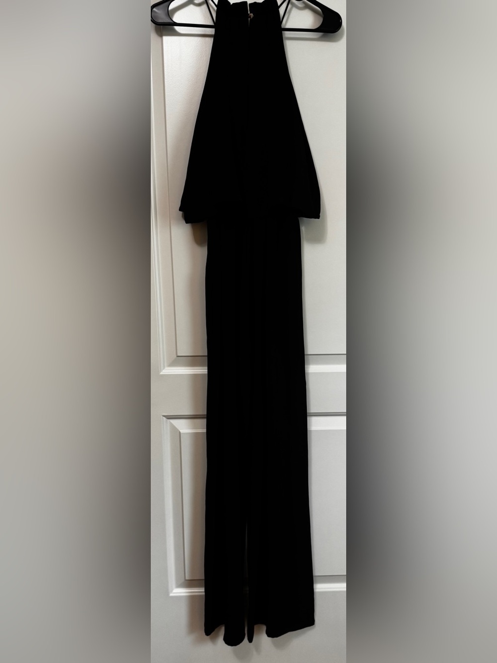 The Impeccable Pig Black Halter Wide Leg Jumpsuit Medium NWT - Picture 8 of 10